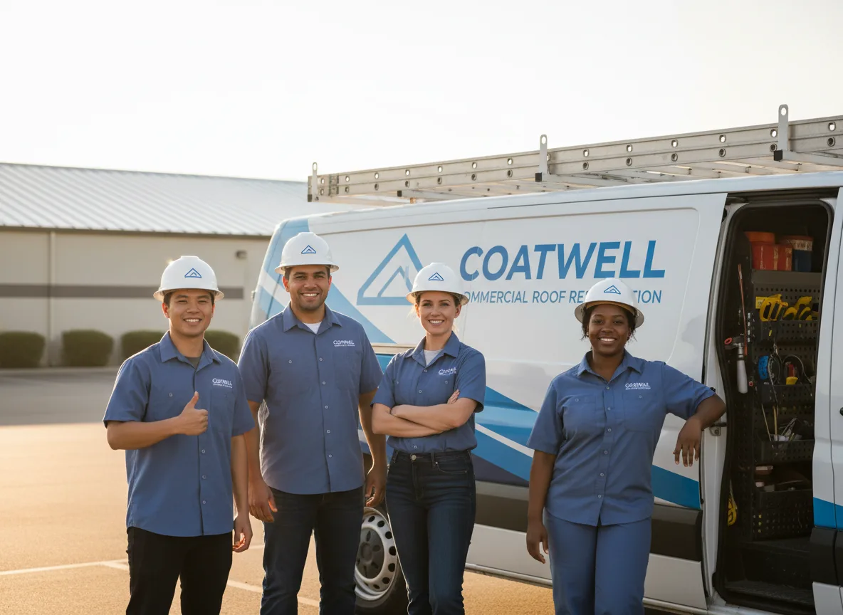 Commercial roof coating company in Simpson, KS